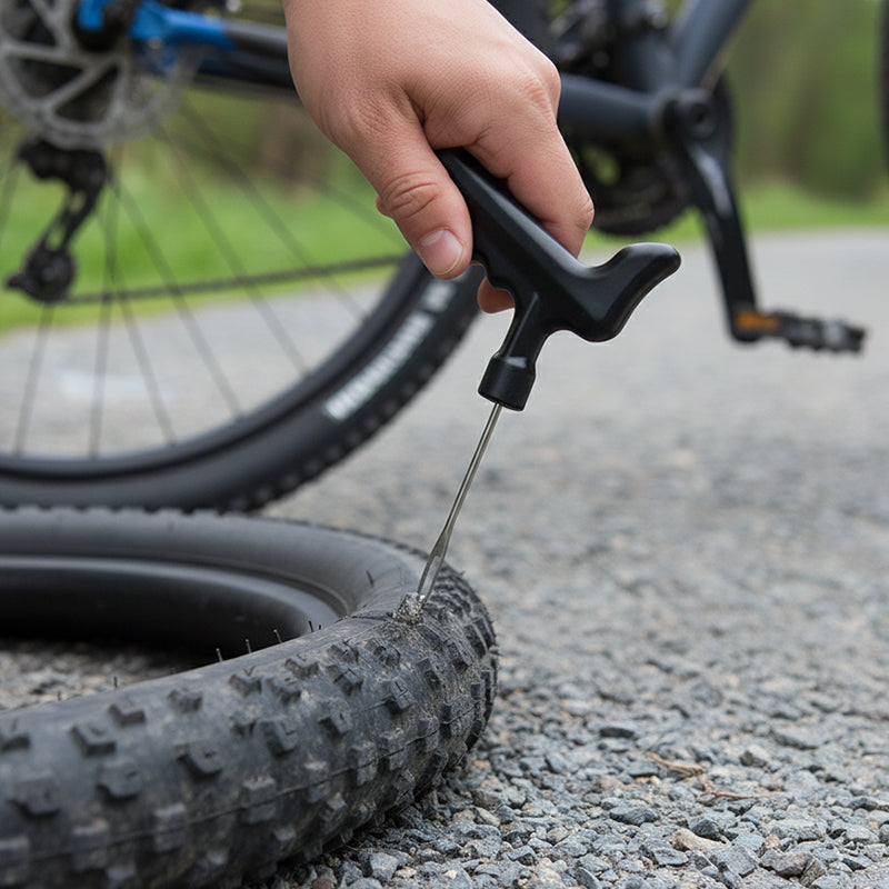 Tragbares Reifenreparatur-Set für die Pannenhilfe am Straßenrand