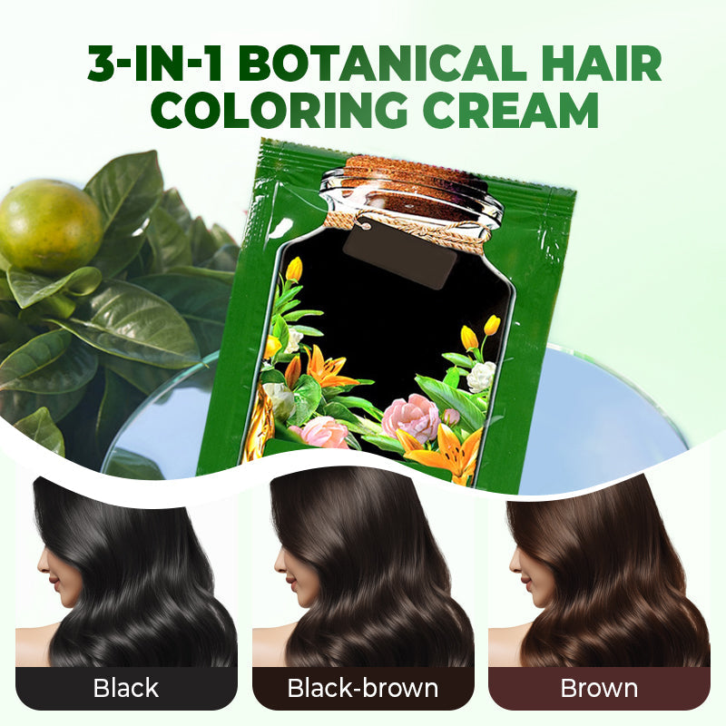 💖 3-in-1-Haarfärbecreme auf pflanzlicher Basis
