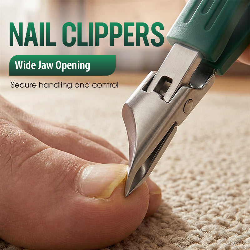 Nagelknipser mit breiter Backenöffnung für dicke Nägel