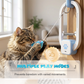 🐱🎮 Interaktives Katzenspielzeug mit Fernbedienung – 50% RABATT! Bis zu 20m Reichweite, elastisches Seil, mehrere Spielmodi – Jagdspaß vom Sofa aus.