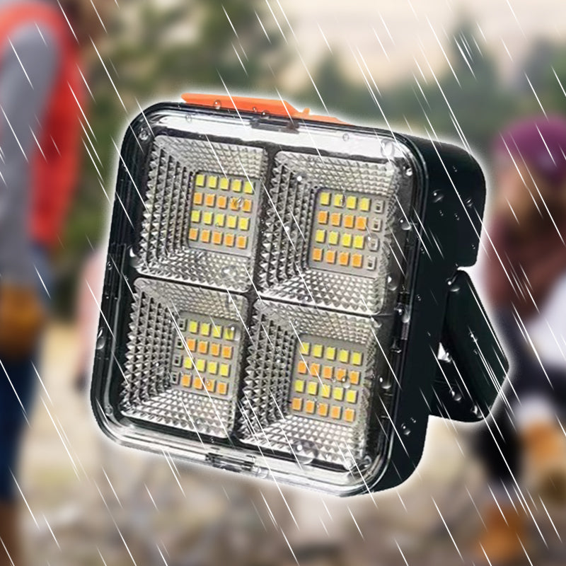 Tragbare Solar-Arbeitsleuchte mit 4 Beleuchtungsmodi