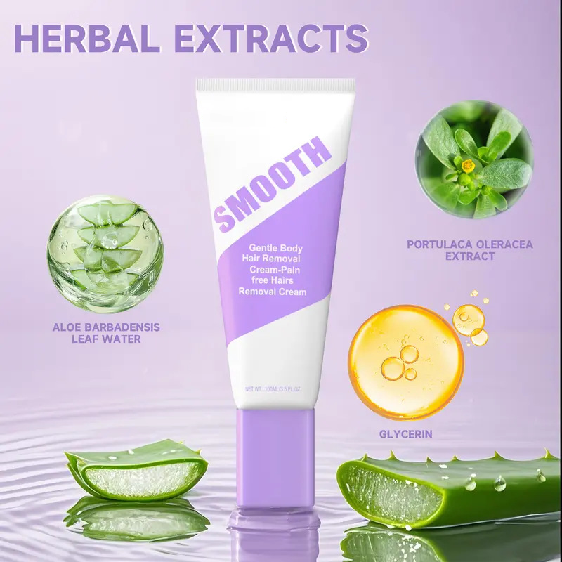 🧴 KAUFE 3, ERHALTE 1 GRATIS! 🌿 Sanfte Kräuter-Haarentfernungscreme für glatte Haut – Sanft zur Haut, Effektive Enthaarung & Pflegend ✨