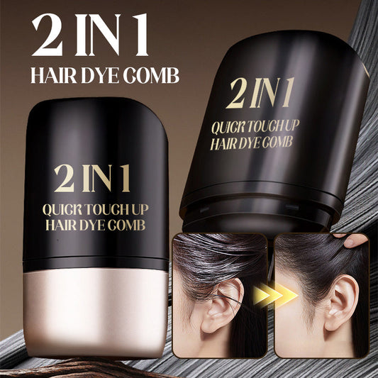💥Grauhaarentferner👉2-in-1-Kamm zum schnellen Ausbessern von Haarfärbemitteln♀️~💥Zeitlich begrenztes Angebot🔥Kaufen Sie 1 und erhalten Sie 1 gratis!!!! 😎
