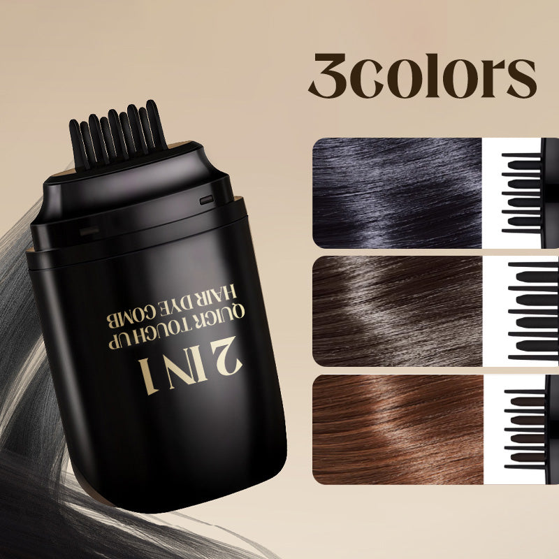💥Grauhaarentferner👉2-in-1-Kamm zum schnellen Ausbessern von Haarfärbemitteln♀️~💥Zeitlich begrenztes Angebot🔥Kaufen Sie 1 und erhalten Sie 1 gratis!!!! 😎