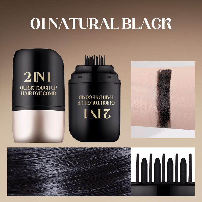 💥Grauhaarentferner👉2-in-1-Kamm zum schnellen Ausbessern von Haarfärbemitteln♀️~💥Zeitlich begrenztes Angebot🔥Kaufen Sie 1 und erhalten Sie 1 gratis!!!! 😎