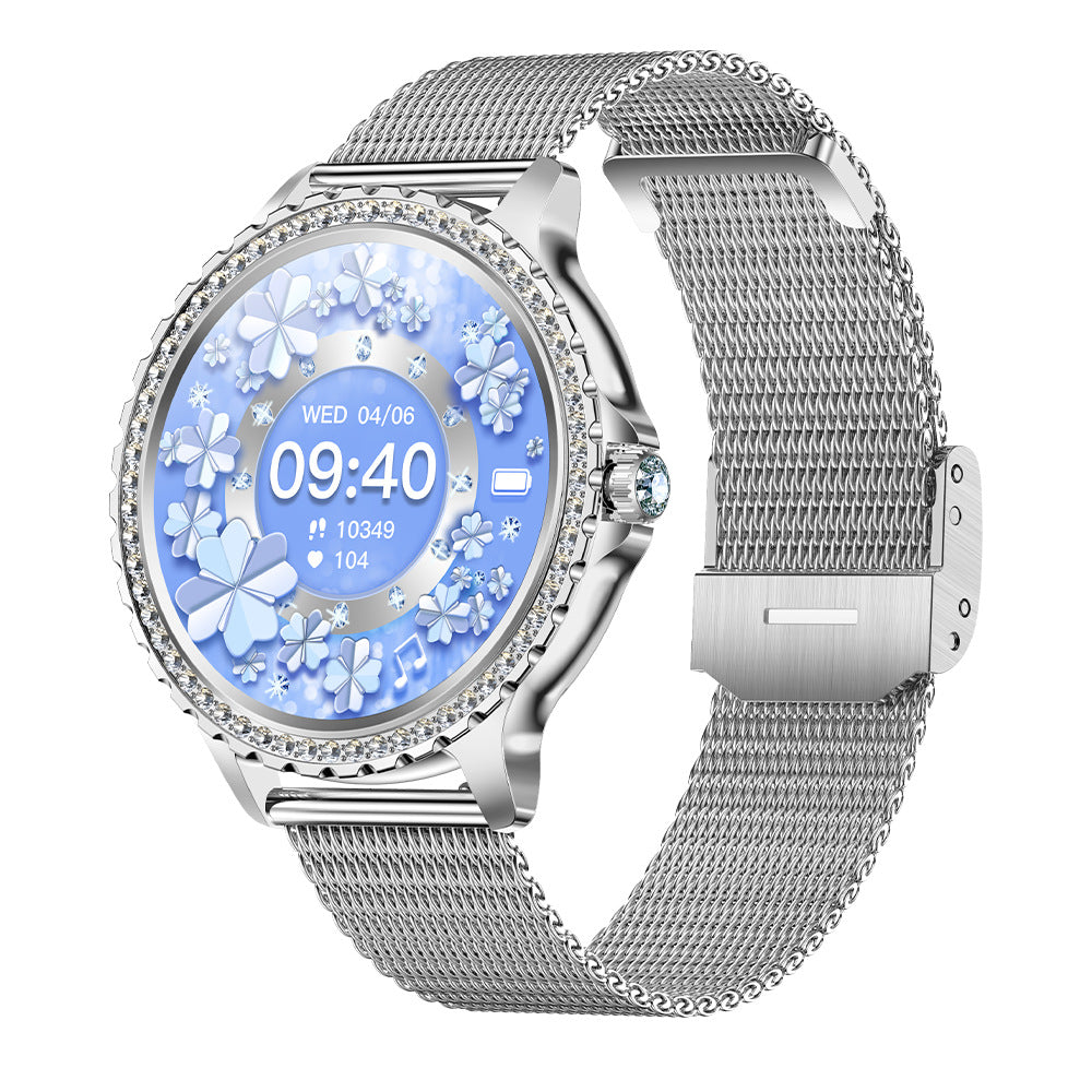 Modische Smartwatch für Frauen, 1,32 Zoll HD-Großbildschirm-Digitaluhr
