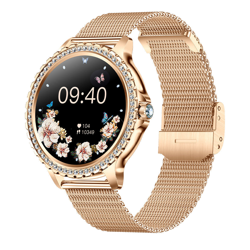 Modische Smartwatch für Frauen, 1,32 Zoll HD-Großbildschirm-Digitaluhr