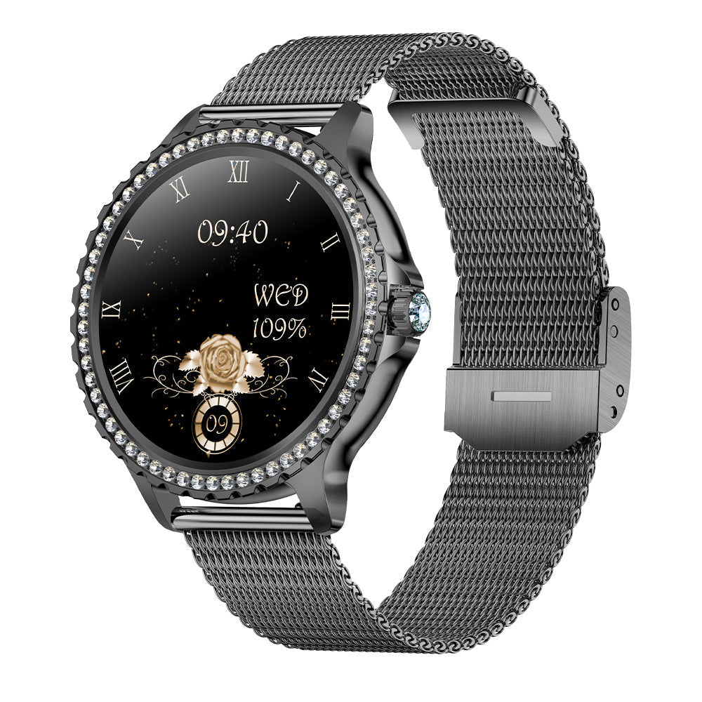 Modische Smartwatch für Frauen, 1,32 Zoll HD-Großbildschirm-Digitaluhr