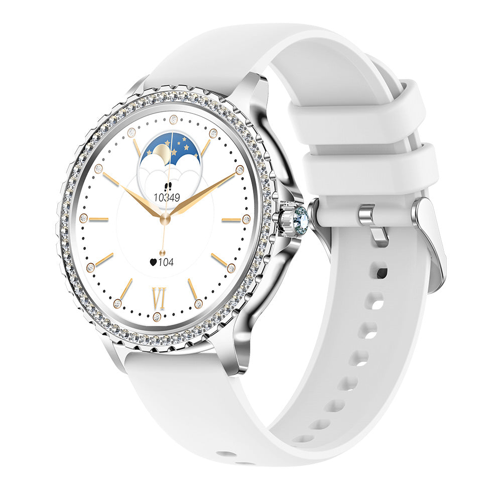 Modische Smartwatch für Frauen, 1,32 Zoll HD-Großbildschirm-Digitaluhr