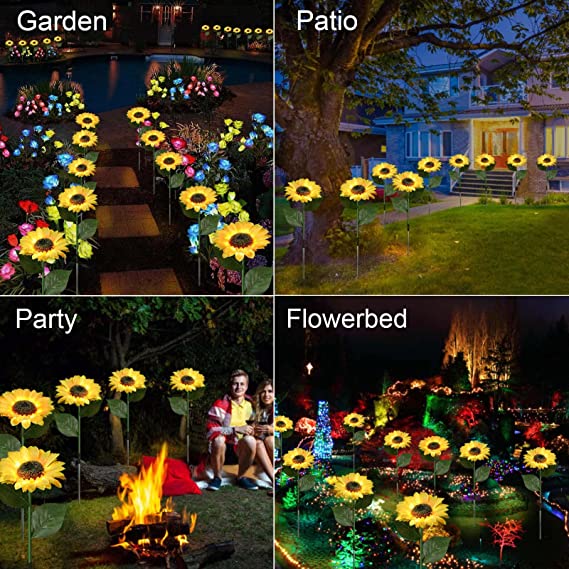 📢📢50 % Rabatt!! ⏰🌻 Realistisch & wetterfest | Solar-Sonnenblume – Bestseller 2026 | IP65-Außen-Dekoration