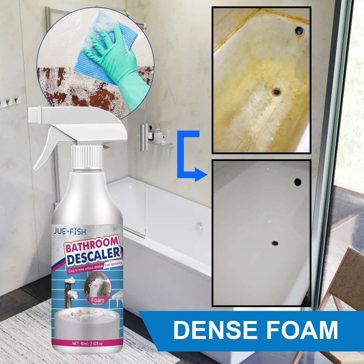 Mehrzweck-Schaumreiniger für das Badezimmer
