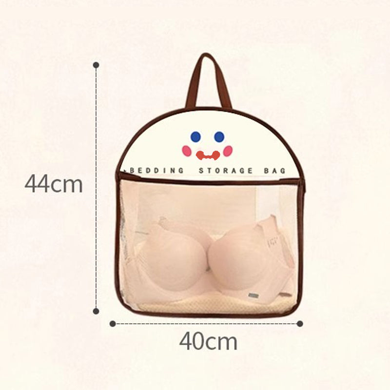 Mehrzweck-Aufbewahrungstasche mit sichtbarem Netz zum Aufhängen