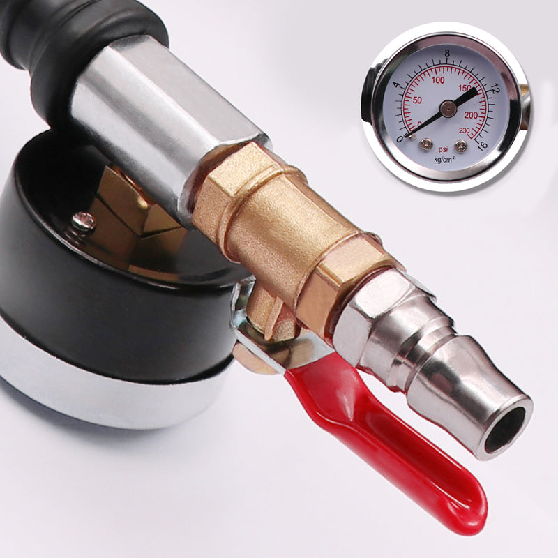 Hochleistungs-Reifenfüller mit Manometer