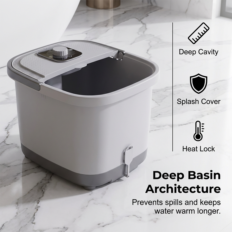 📢 📢 Großer Ausverkauf！！🔥Fussbad fussbadewanne,fußbad massagegerät wasser elektrisch mit massage,foot massager fusbad,Relief mit Heizung Blasen Vibration