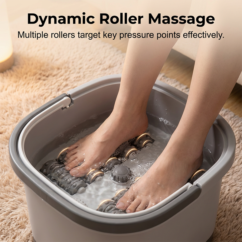 📢 📢 Großer Ausverkauf！！🔥Fussbad fussbadewanne,fußbad massagegerät wasser elektrisch mit massage,foot massager fusbad,Relief mit Heizung Blasen Vibration