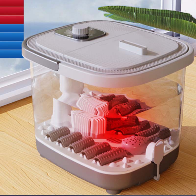 📢 📢 Großer Ausverkauf！！🔥Fussbad fussbadewanne,fußbad massagegerät wasser elektrisch mit massage,foot massager fusbad,Relief mit Heizung Blasen Vibration