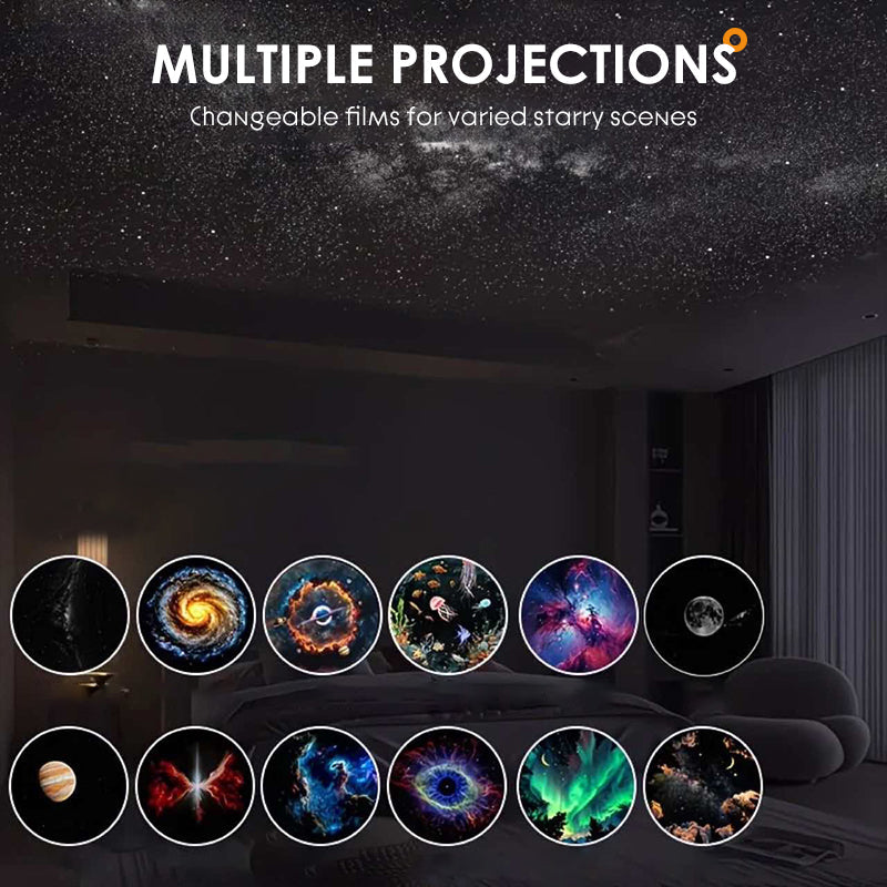 🌃 50% RABATT! 🔥 2-in-1 Sternenhimmel-Projektor & Nachtlicht – beruhigende Galaxie-Projektion – perfekt für Kinderzimmer, Schlafzimmer & Entspannung