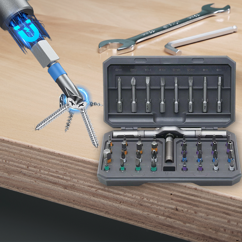 24/42-teiliges Magnet-Schraubendreher-Set mit Etui