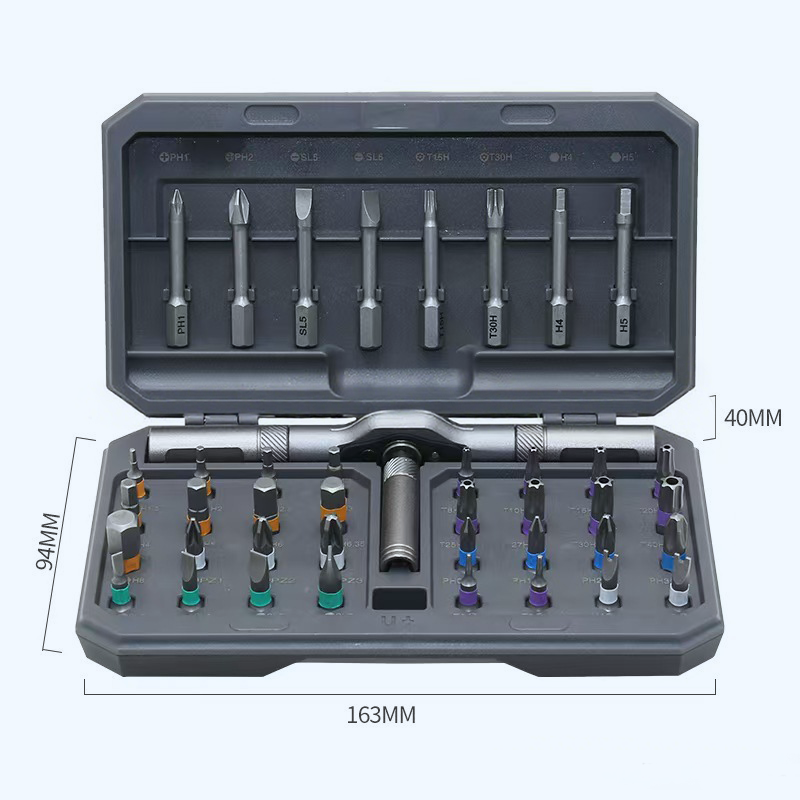 24/42-teiliges Magnet-Schraubendreher-Set mit Etui