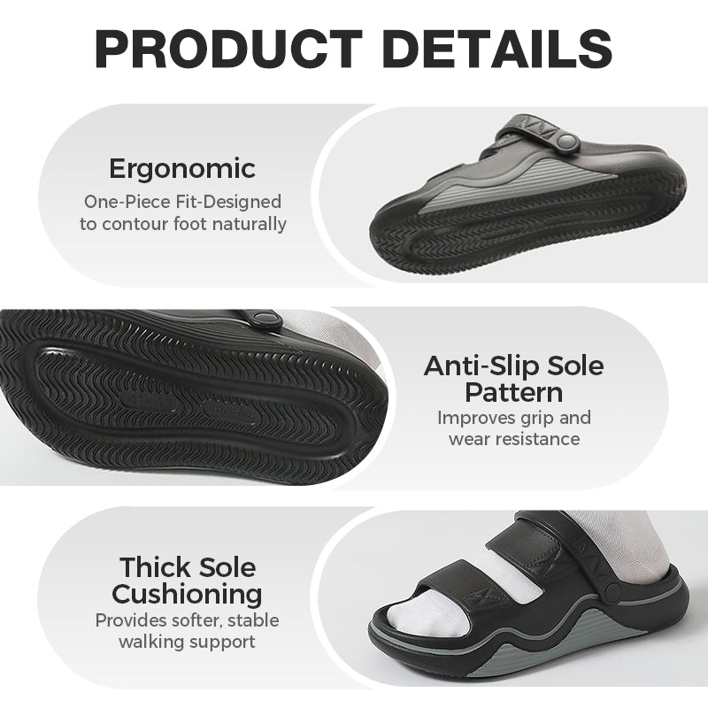 Sandalen mit dicker Sohle und atmungsaktivem Material