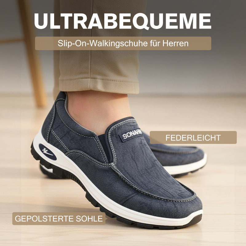 Ultrabequeme Slip-On-Walkingschuhe für Herren