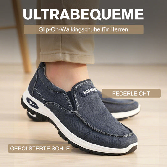 Ultrabequeme Slip-On-Walkingschuhe für Herren