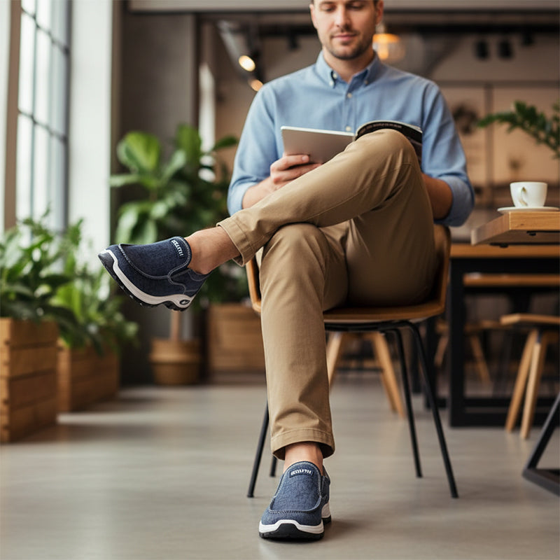 Ultrabequeme Slip-On-Walkingschuhe für Herren