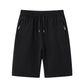 Herren-Sommer-Outdoor-Freizeit-Shorts fürs Fitnessstudio, schlichter Stil, figurbetont, einfarbig, bequem und stilvoll