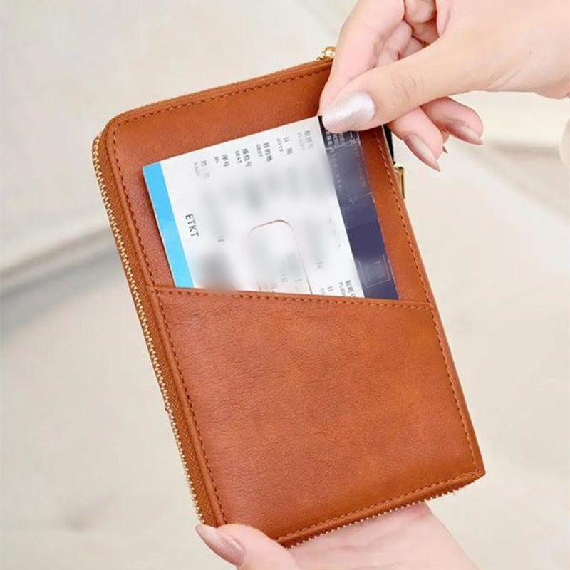 Reisepass-Geldbörse mit RFID-Schutz