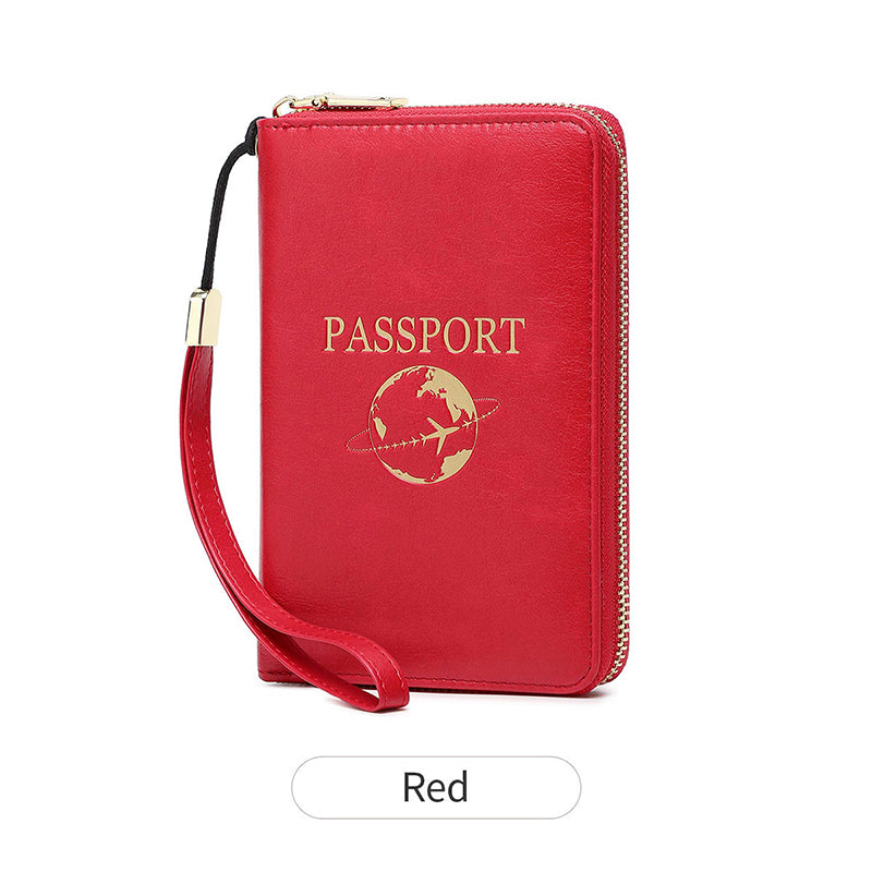 Reisepass-Geldbörse mit RFID-Schutz