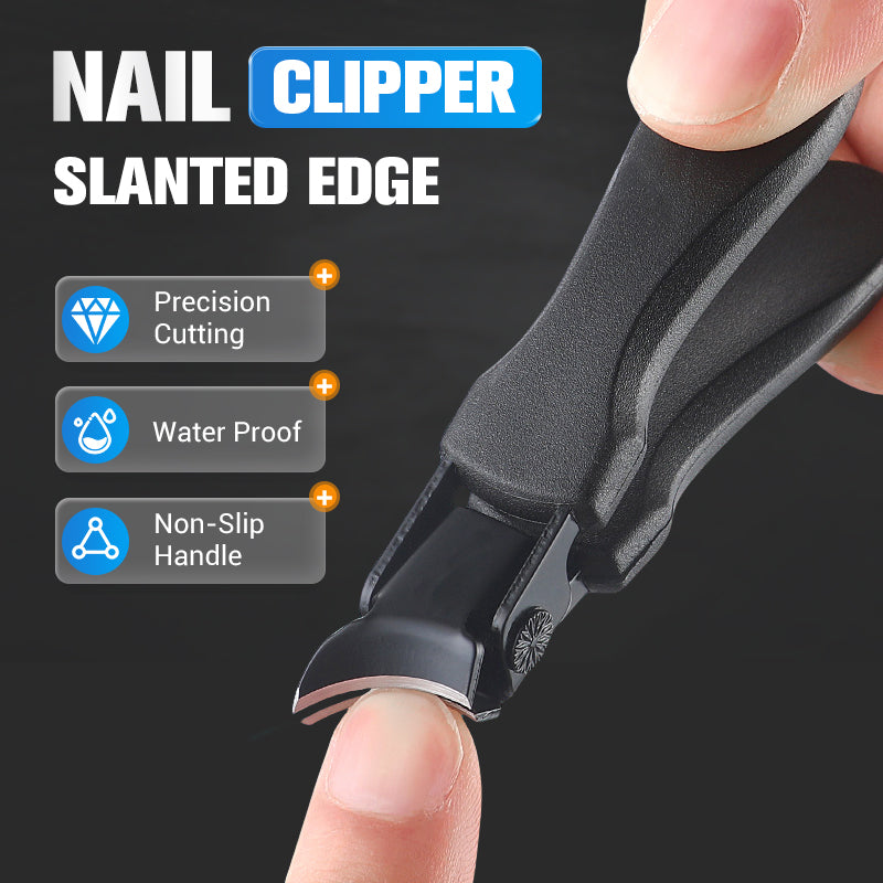 Spritzschutz-Nagelknipser mit schrägem, spitzem Mundstück