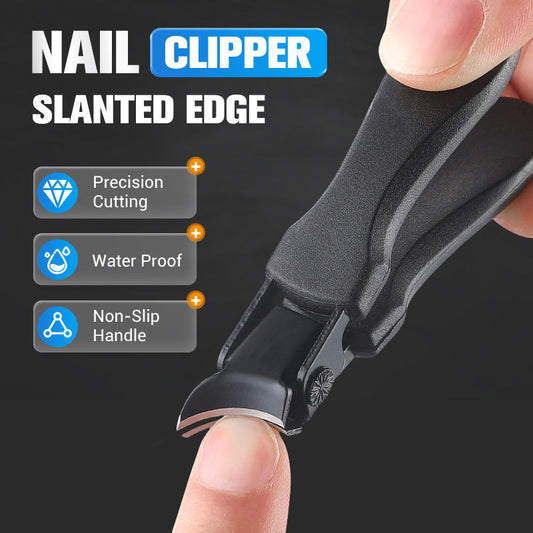 Spritzschutz-Nagelknipser mit schrägem, spitzem Mundstück
