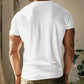 Herren-Henley-T-Shirt mit geripptem Kragen und kurzen Ärmeln