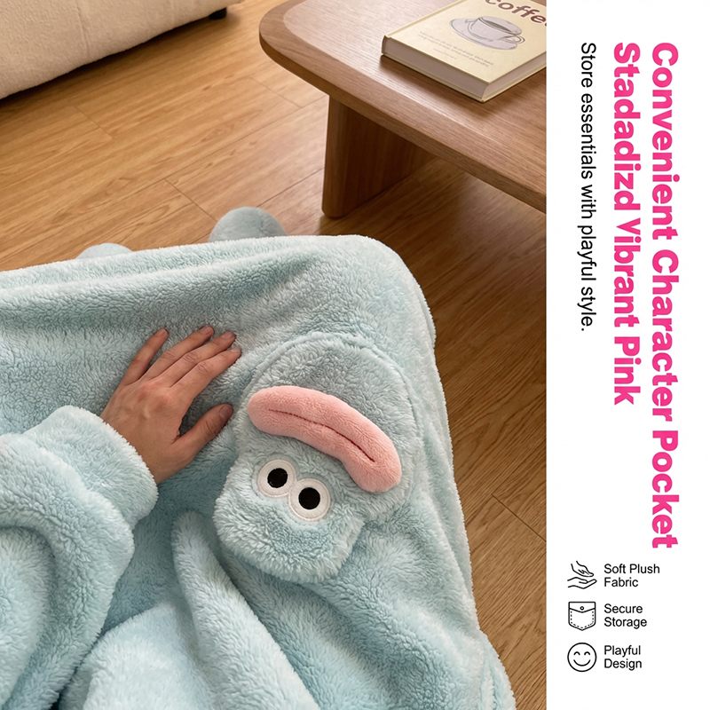 ✨Eleganz braucht keine Worte 🐟Kuscheliger Pyjama aus Korallenfleece mit Figuren🧸