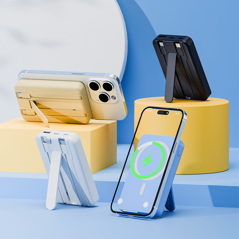 ⏰ Blitzangebot! 50 % Rabatt – nur noch heute Abend! Magnetische Powerbank mit Ständer und Schnellladefunktion