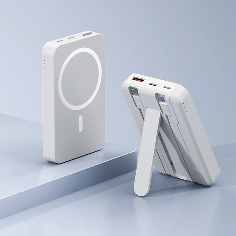 ⏰ Blitzangebot! 50 % Rabatt – nur noch heute Abend! Magnetische Powerbank mit Ständer und Schnellladefunktion
