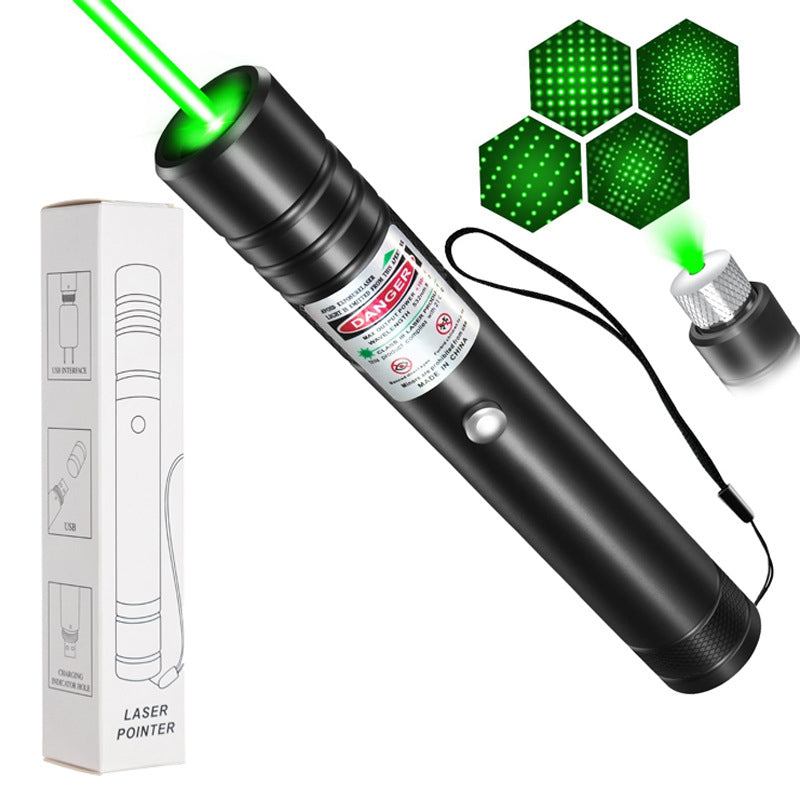 Einpunkt-Laserlicht in Rot und Grün