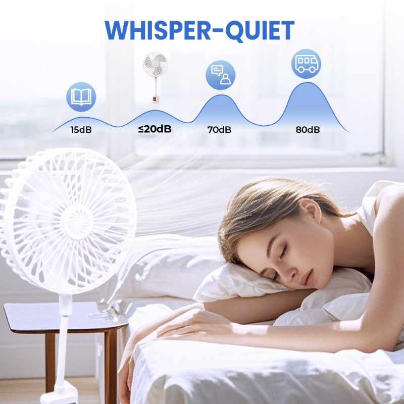 Flexibler Mini-Steckventilator