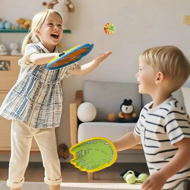 Wurf- und Fangspiel-Set mit Saugnapfball für Kinder