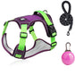 🐾50% Rabatt!🦮Zugstopp‑Hundegeschirr mit Front‑D‑Ring, komplett mit Leine & LED‑Halsband für sichere Spaziergänge 🔦