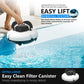 Poolroboter Akku, Akkulaufzeit 130 Minuten, maximale Neigung 18 °, Selbstparken, kabelloser automatischer Poolreiniger, Poolreinigungsroboter, geeignet für flache Pools bis 100 m ²