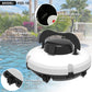 Poolroboter Akku, Akkulaufzeit 130 Minuten, maximale Neigung 18 °, Selbstparken, kabelloser automatischer Poolreiniger, Poolreinigungsroboter, geeignet für flache Pools bis 100 m ²