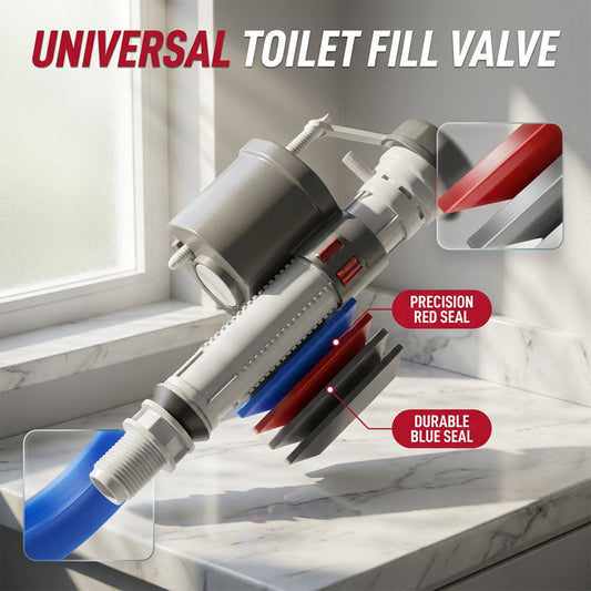 Universeller, einstellbarer Wasserzulaufhahn für Toiletten