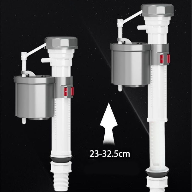 Universeller, einstellbarer Wasserzulaufhahn für Toiletten