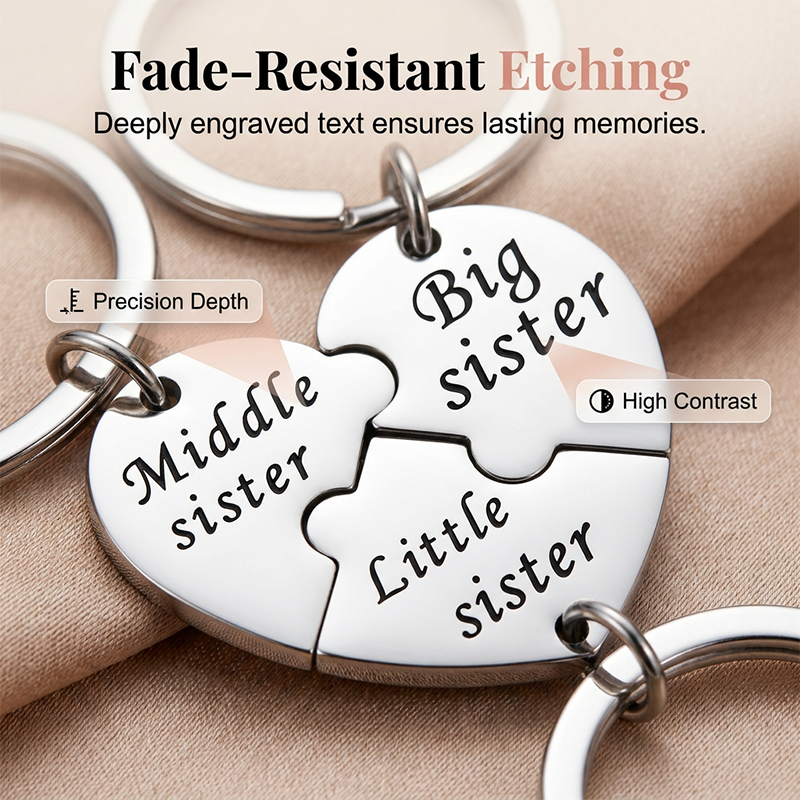 ⏳Begrenzte Zeit 50% Rabatt💥 🎁3-teiliges Edelstahl-Schlüsselanhänger-Set mit Steckverbindung