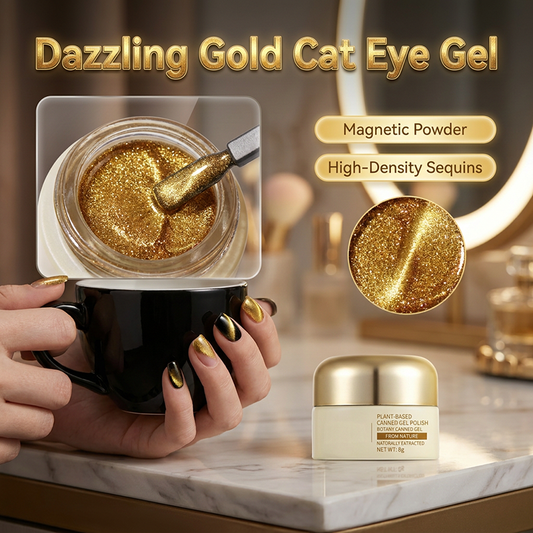 Magnetischer Gel-Nagellack „Cat Eye“