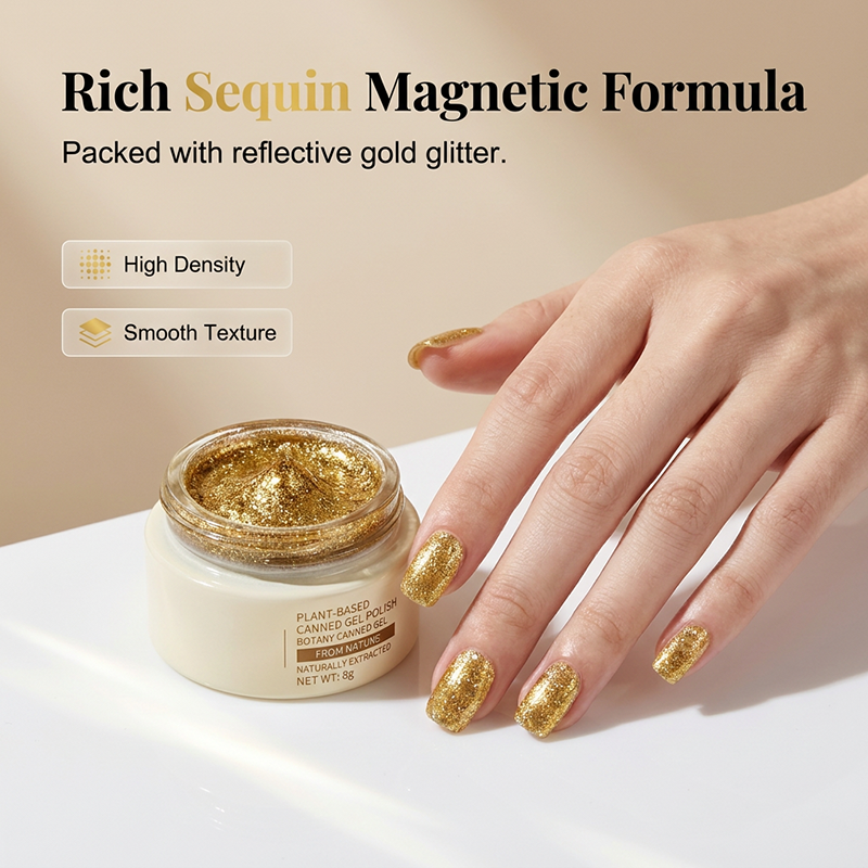 Magnetischer Gel-Nagellack „Cat Eye“