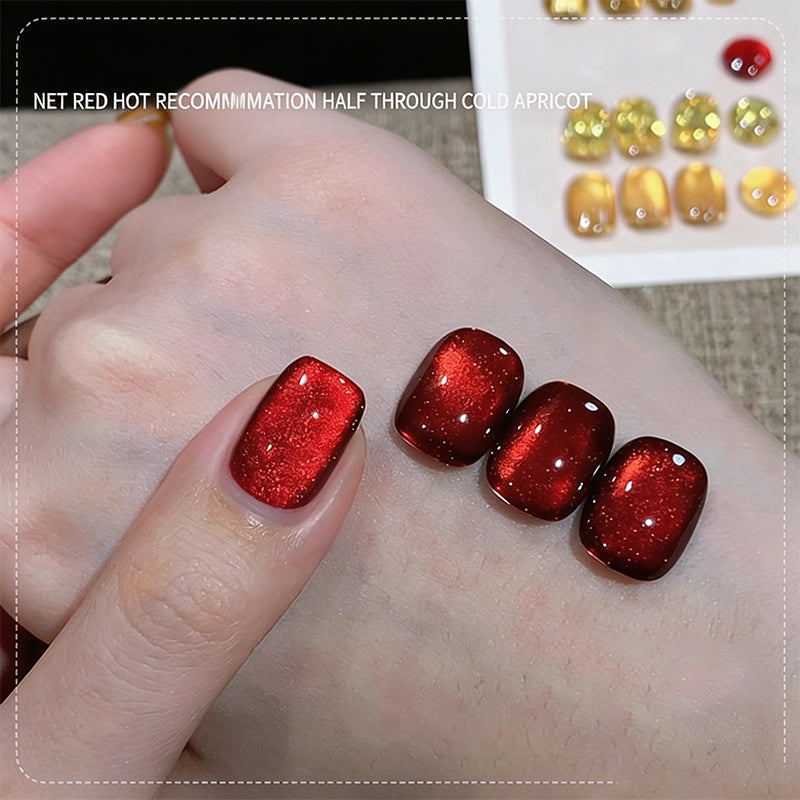 Magnetischer Gel-Nagellack „Cat Eye“