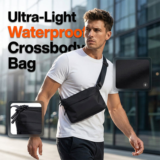 Minimalistische, wasserdichte Umhängetasche für Herren