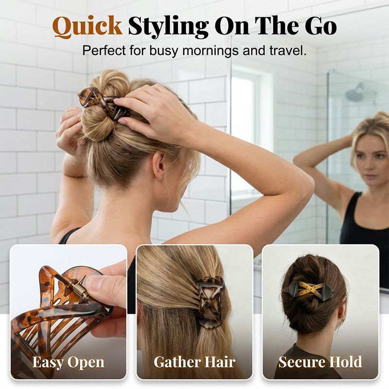 Haarspange in Achterform für Frauen